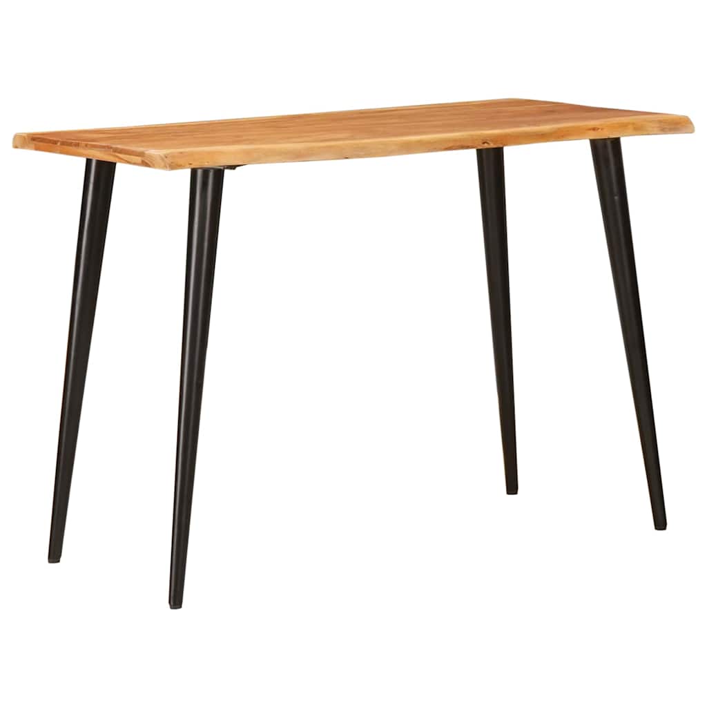 Étkezőasztalok Barna és fekete 110 x 55 x 78 cm Tömör Mangófát
