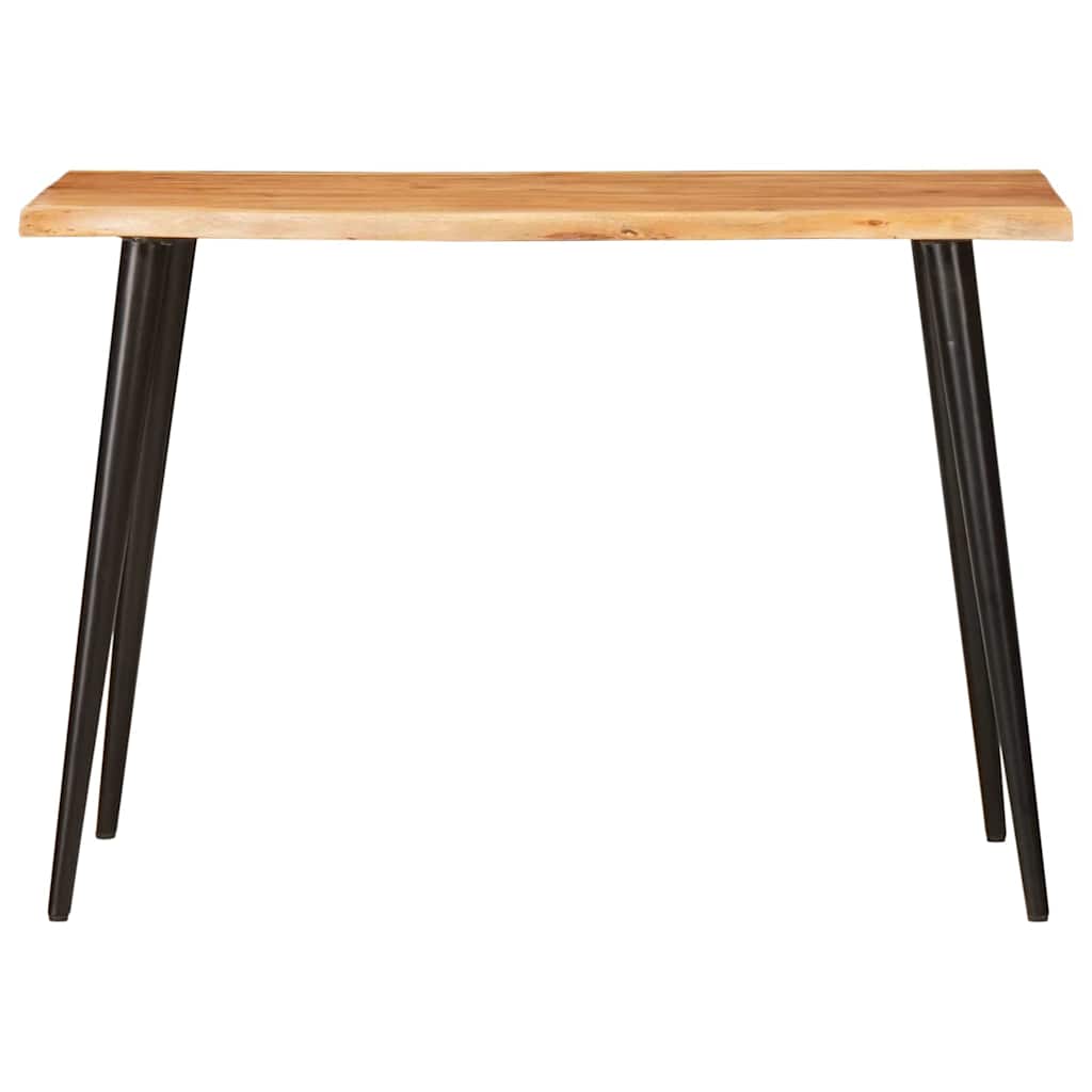 Étkezőasztalok Barna és fekete 110 x 55 x 78 cm Tömör Mangófát