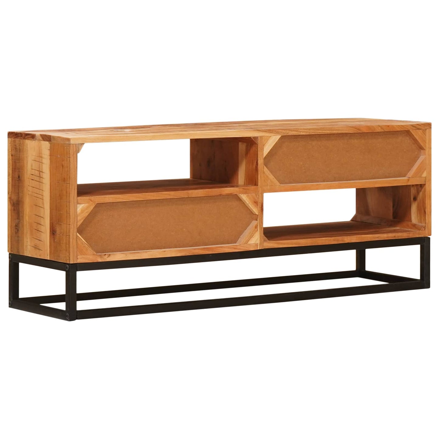 TV szekrény fiókkal Természetes 110 x 30 x 44 cm Tömör Akácfa