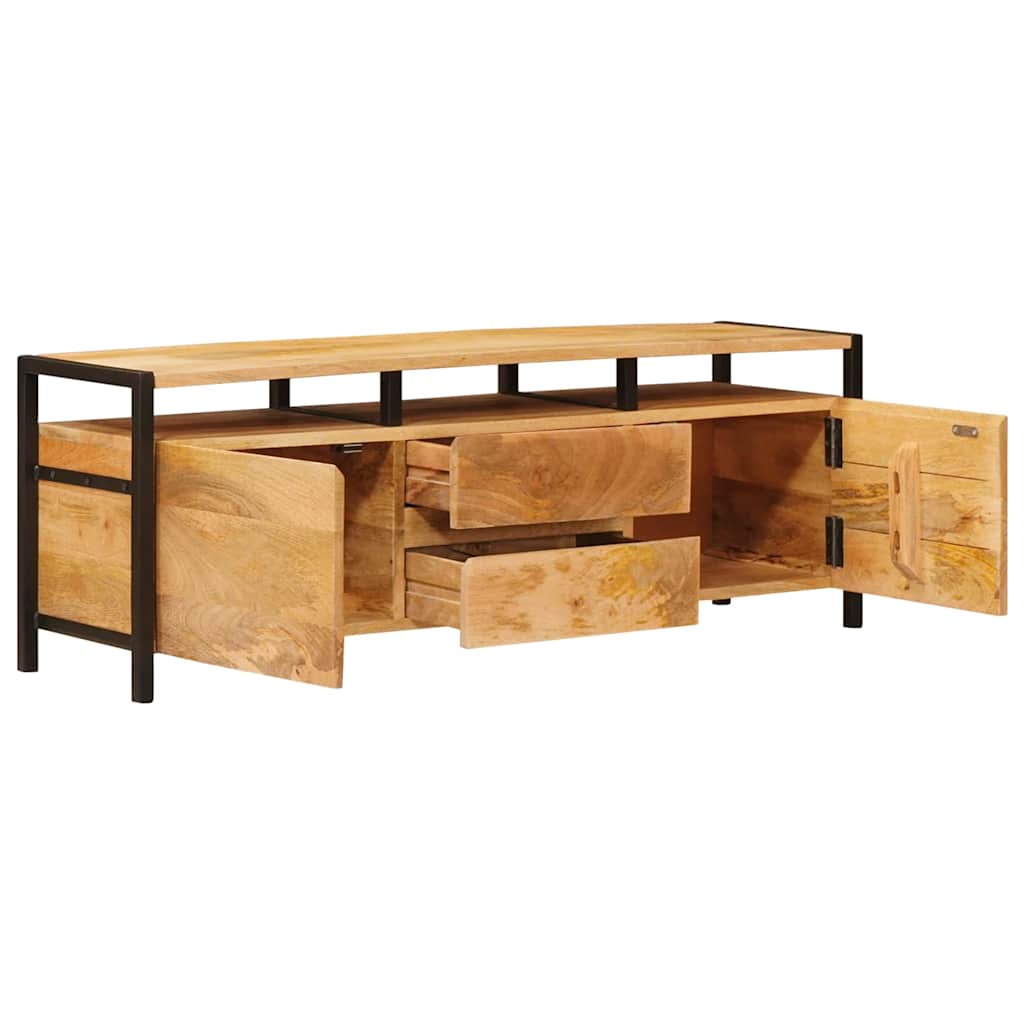 Tároló szekrények fiókkal Barna 110 x 30 x 40 cm Tömör Mangófát