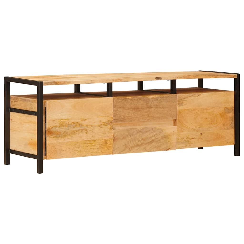 Tároló szekrények fiókkal Barna 110 x 30 x 40 cm Tömör Mangófát