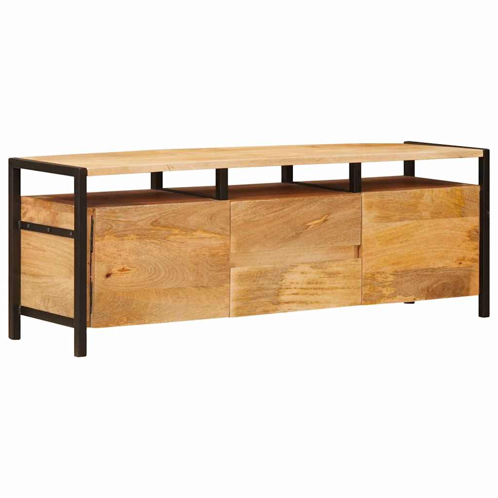 Tároló szekrények fiókkal Barna 110 x 30 x 40 cm Tömör Mangófát