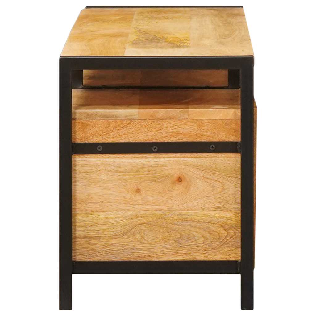 Tároló szekrények fiókkal Barna 110 x 30 x 40 cm Tömör Mangófát