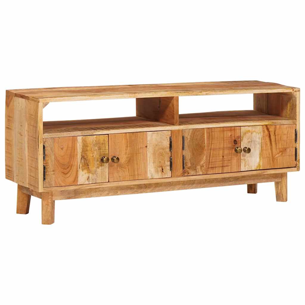 Tároló szekrények ajtóval Barna 110 x 30 x 45 cm Tömör Mangófát