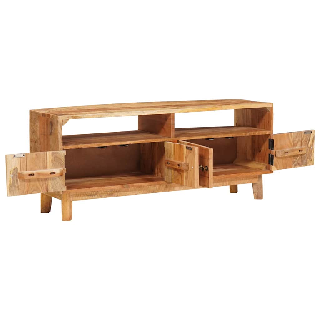 Tároló szekrények ajtóval Barna 110 x 30 x 45 cm Tömör Mangófát