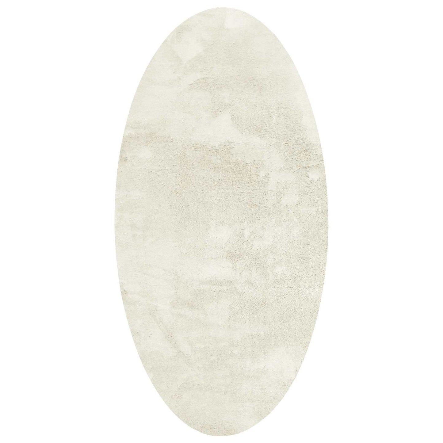 Területszőnyegek Ovális HUARTE Krém 80 x 150 cm 100% poliészter