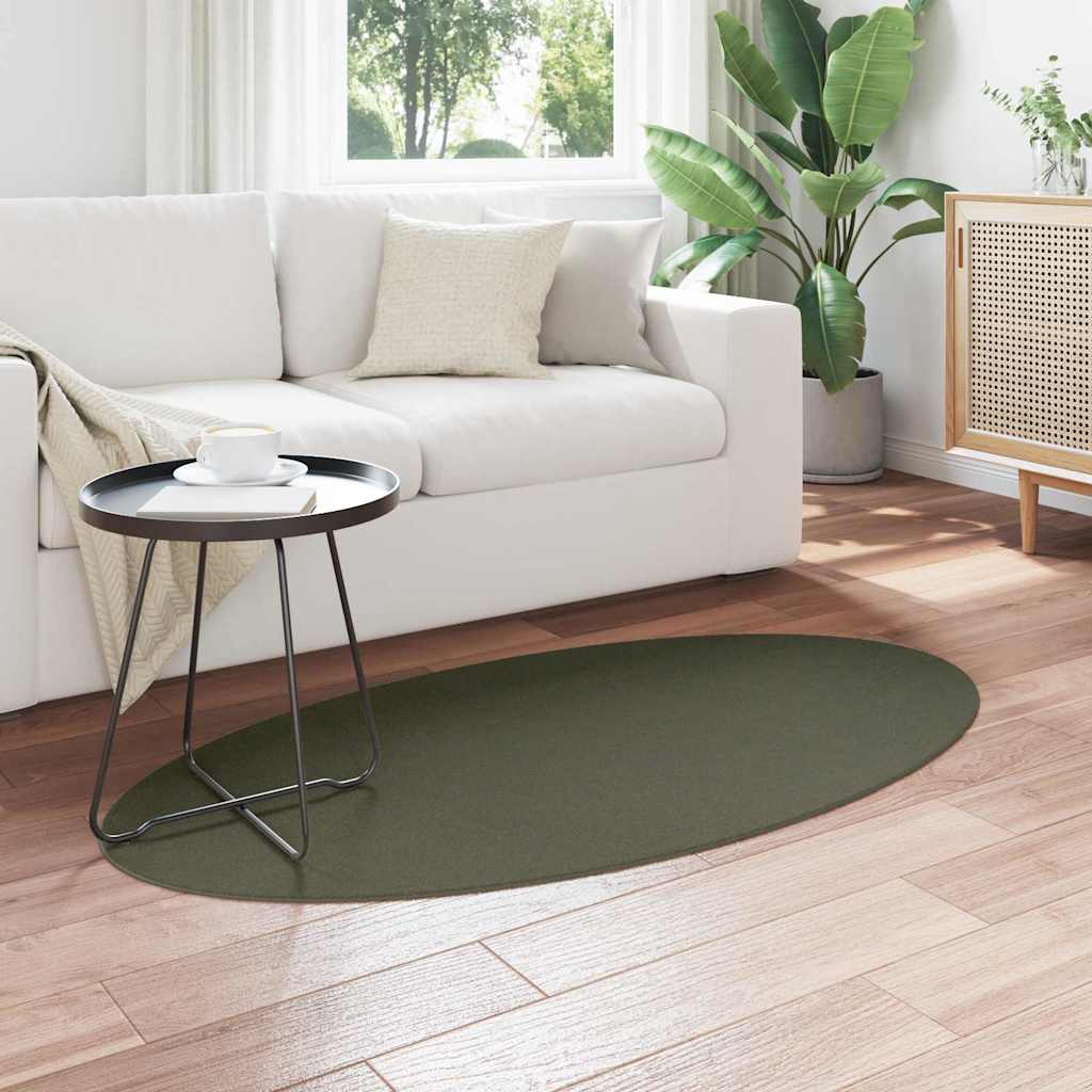 Területszőnyegek HUARTE Erdei zöld 80 x 150 cm 100% poliészter