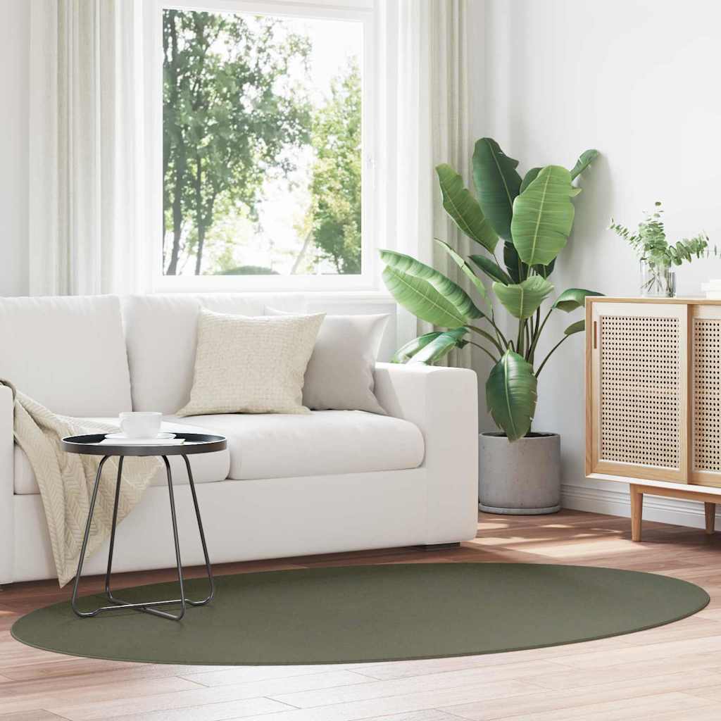 Területszőnyegek HUARTE Erdei zöld 140 x 200 cm 100% poliészter