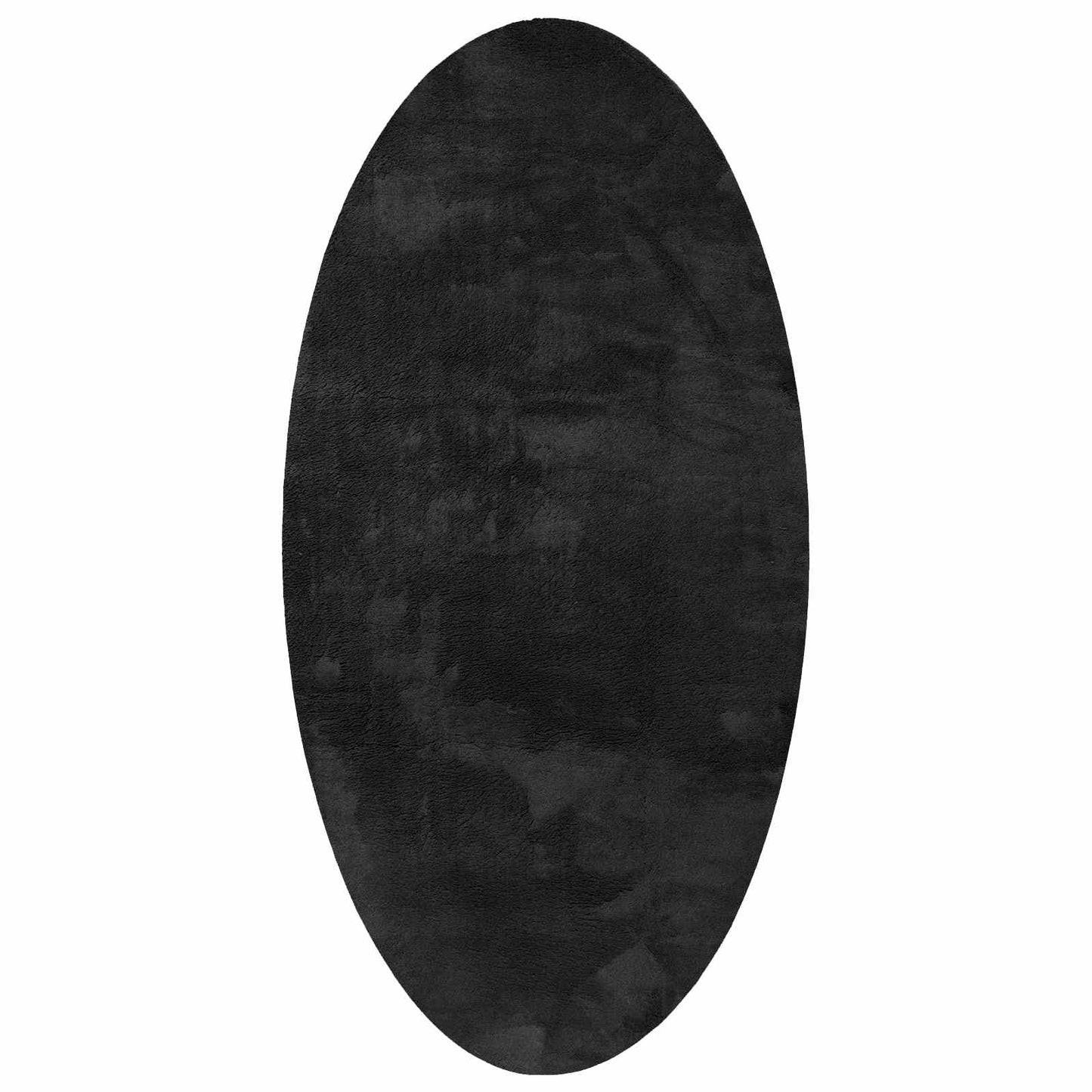 Szőnyeg HUARTE Fekete 80 x 150 cm 100% poliészter