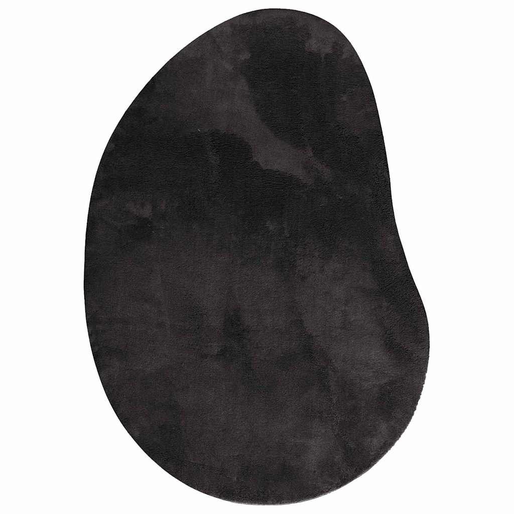 Területszőnyegek HUARTE Fekete 100 x 200 cm Poliészter