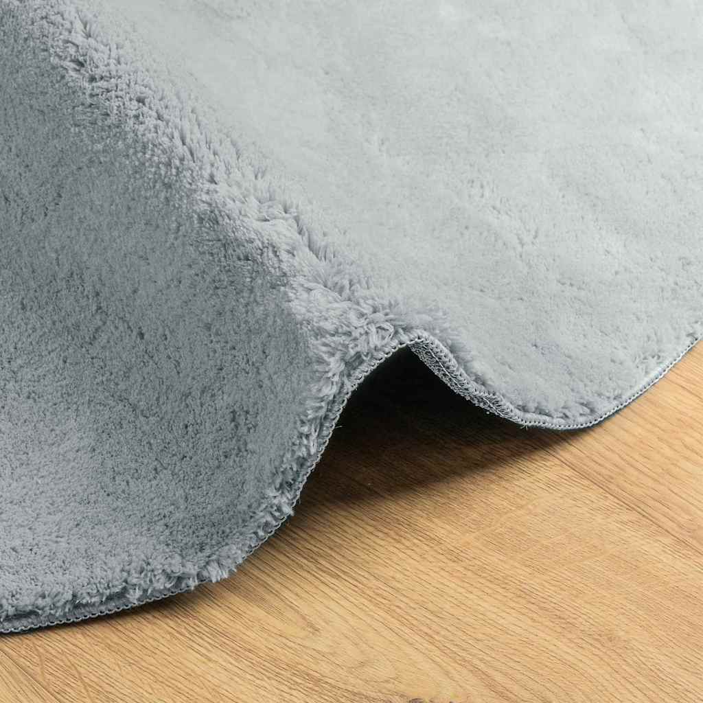 Szőnyeg HUARTE Szürke 160 x 230 cm Poliészter