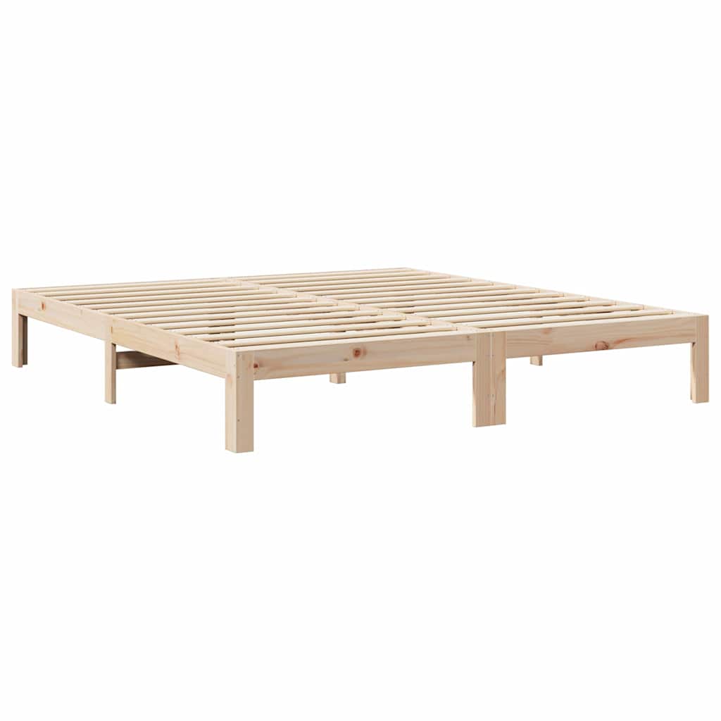 tömör fenyőfa ágy matrac nélkül 160 x 200 cm