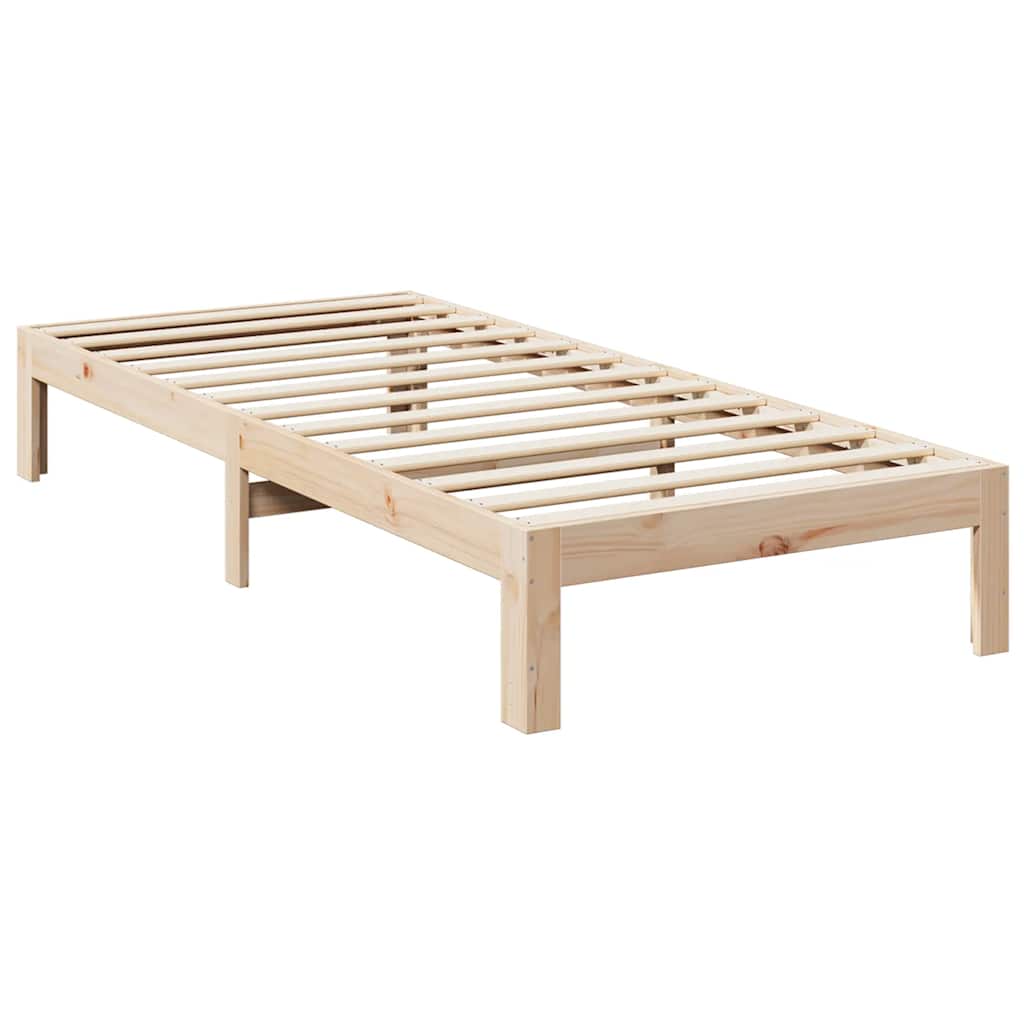 tömör fenyőfa ágy matrac nélkül 90 x 200 cm