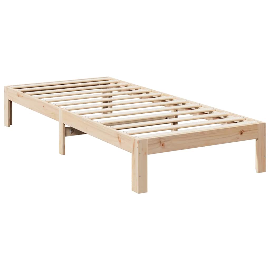 tömör fenyőfa ágy matrac nélkül 90 x 200 cm