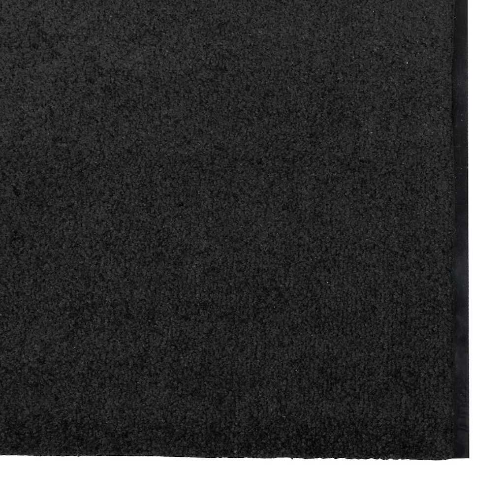 Ajtószőnyeg Fekete 120 x 350 cm 100% Poliamid