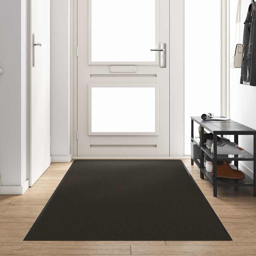 Ajtószőnyeg Fekete 120 x 350 cm 100% Poliamid