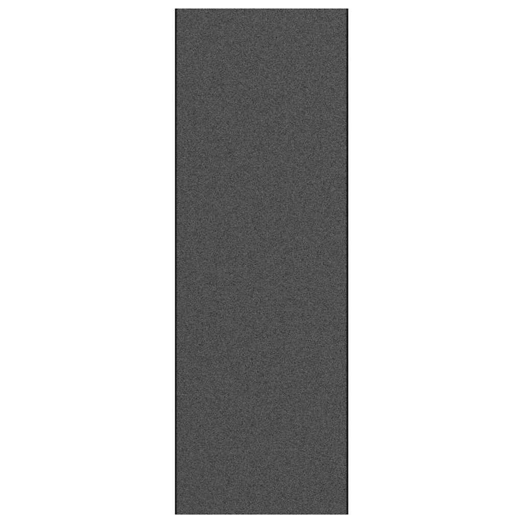 Ajtószőnyeg Antracit és fekete 120 x 350 cm Poliamid és PVC