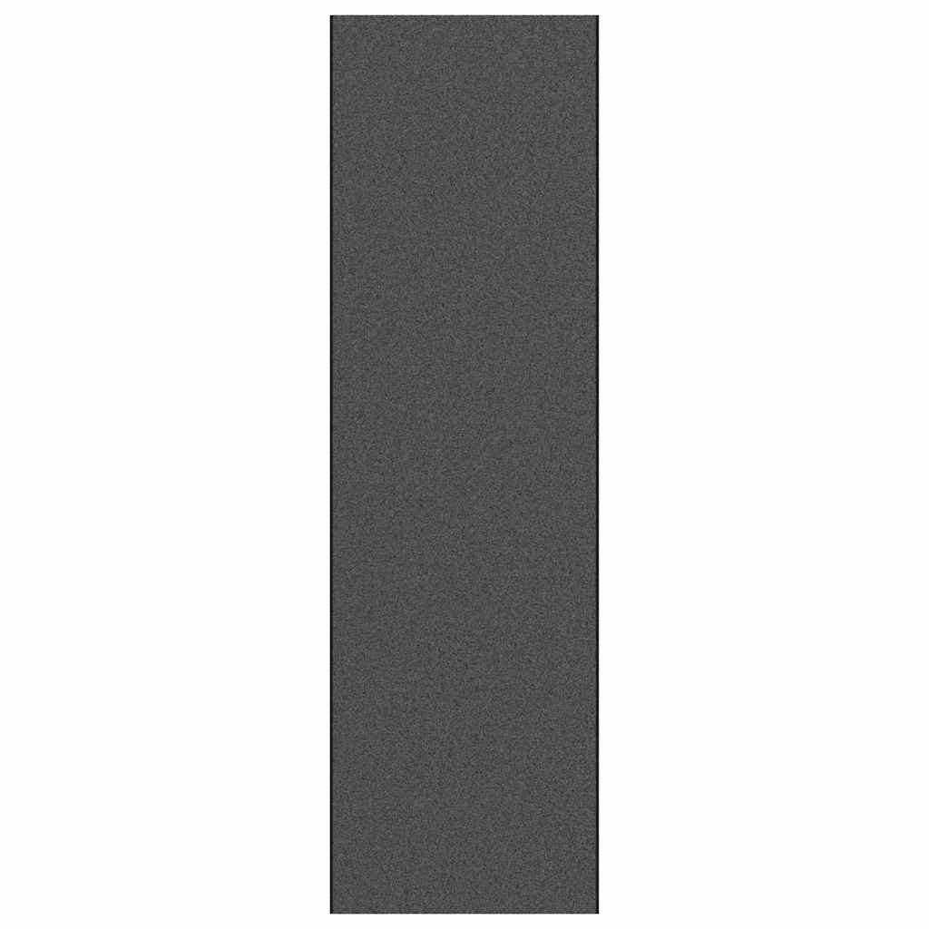 Ajtószőnyeg Antracit és fekete 120 x 400 cm 100% Poliamid