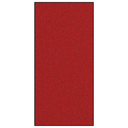 Ajtószőnyeg Piros és Fekete 120 x 250 cm 100% Poliamid