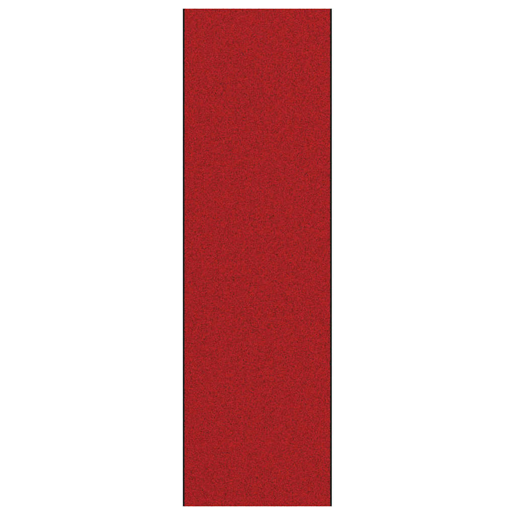 Ajtószőnyeg Egyéb Piros és Fekete 120 x 400 cm Poliamid és PVC