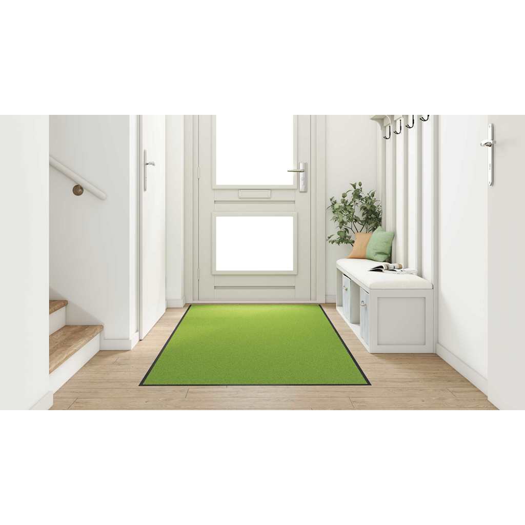 Ajtószőnyeg Egyéb Zöld és Fekete 120 x 300 cm Poliamid és PVC