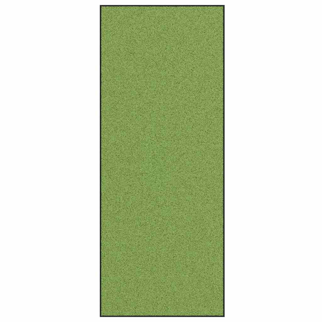 Ajtószőnyeg Egyéb Zöld és Fekete 120 x 300 cm Poliamid és PVC