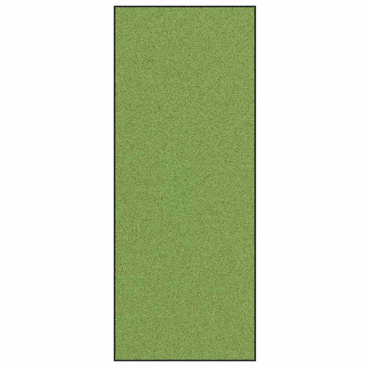 Ajtószőnyeg Egyéb Zöld és Fekete 120 x 300 cm Poliamid és PVC