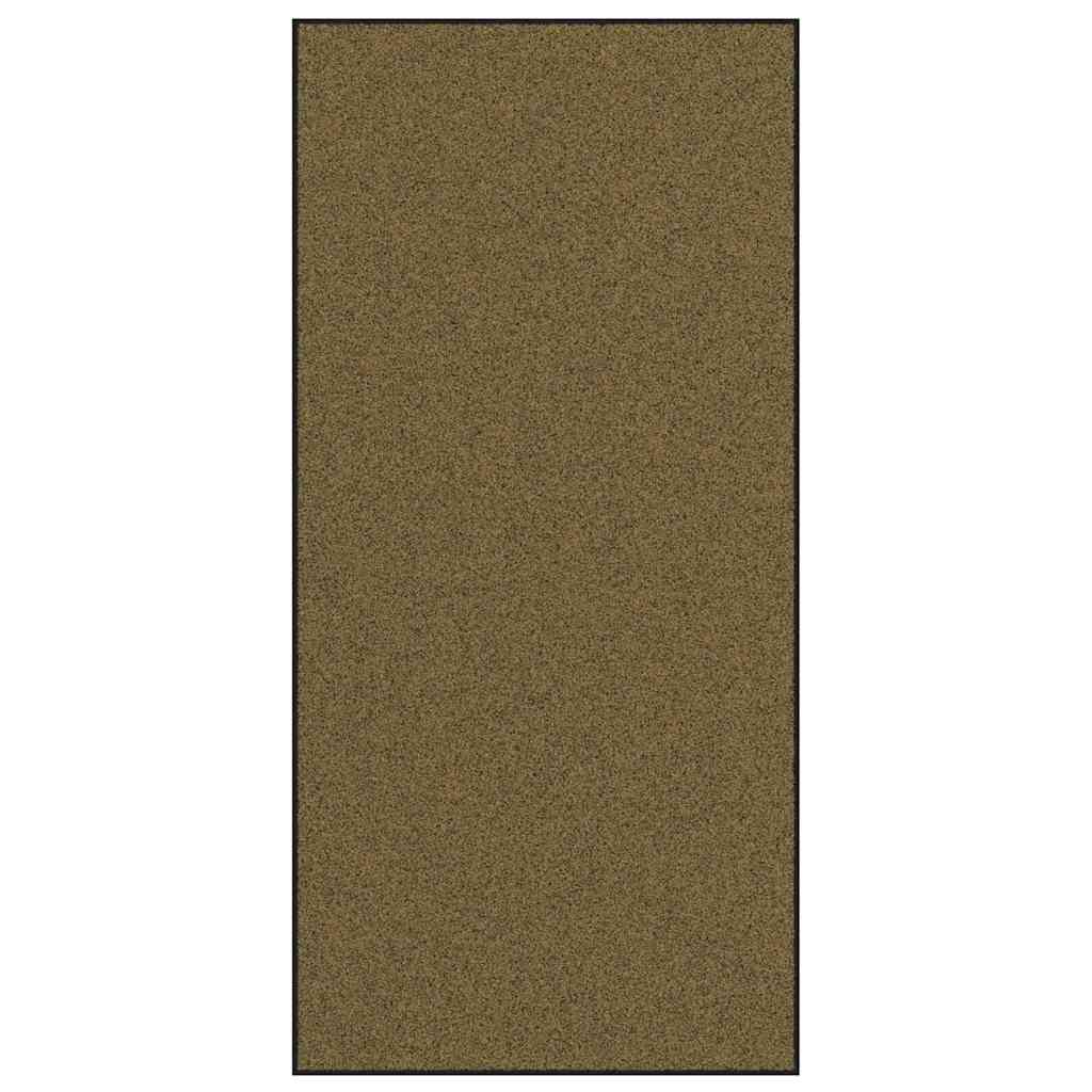 Ajtószőnyeg Barna és fekete 120 x 250 cm 100% Poliamid