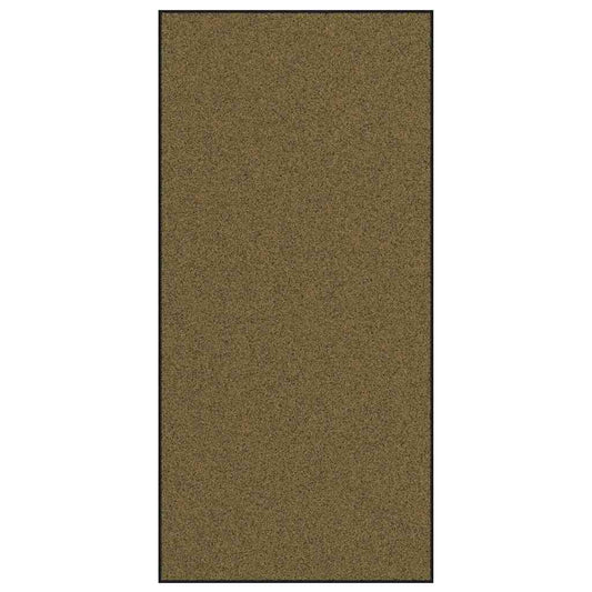 Ajtószőnyeg Barna és fekete 120 x 250 cm 100% Poliamid