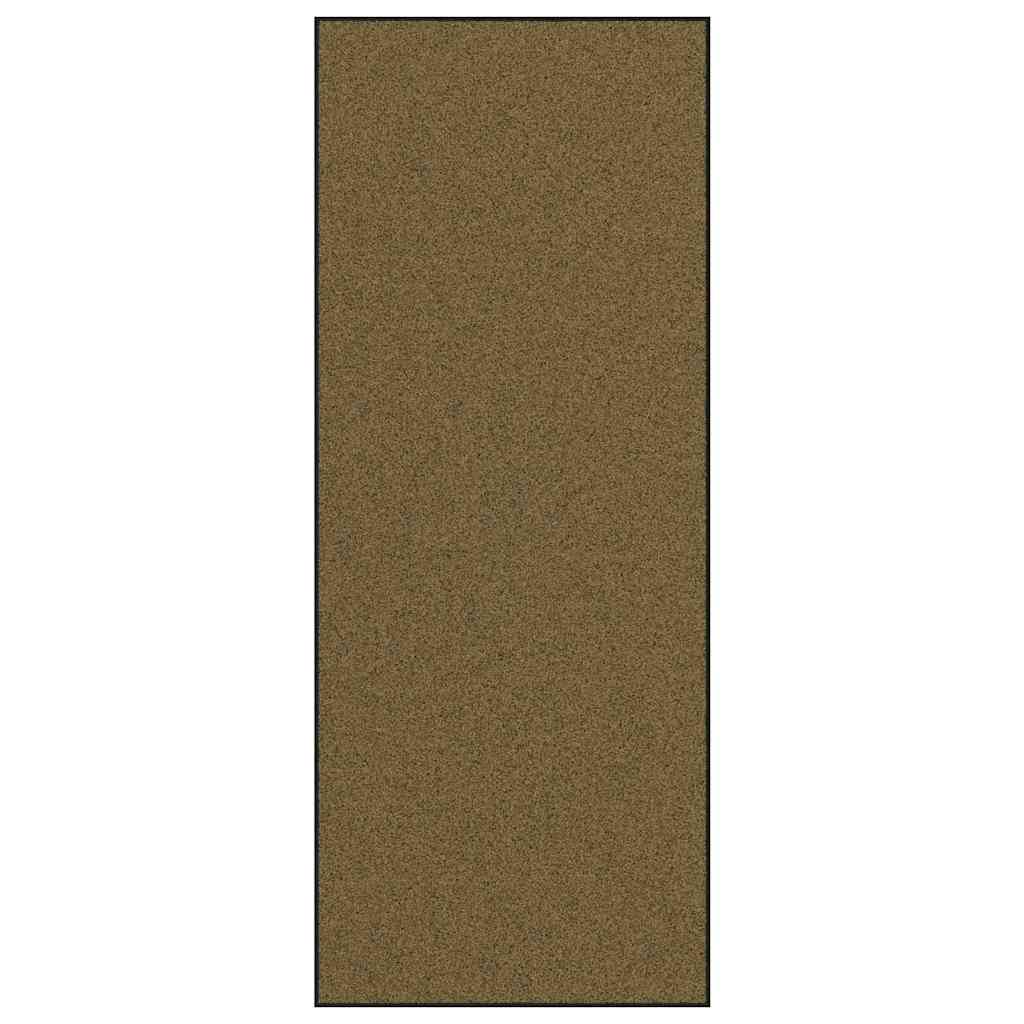 Ajtószőnyeg Egyéb Barna és fekete 120 x 300 cm Poliamid és PVC