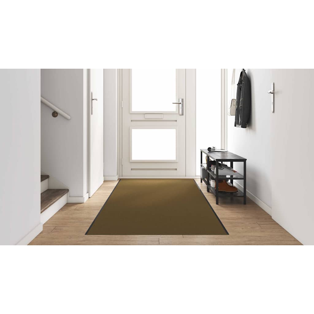 Ajtószőnyeg Egyéb Barna és fekete 120 x 350 cm Poliamid és PVC