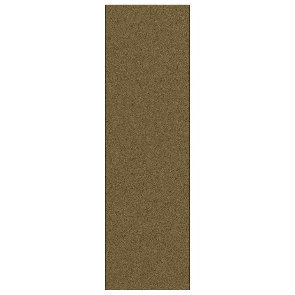 Ajtószőnyeg Barna és fekete 120 x 400 cm 100% Poliamid