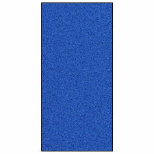 Ajtószőnyeg Kék és Fekete 120 x 250 cm 100% Poliamid