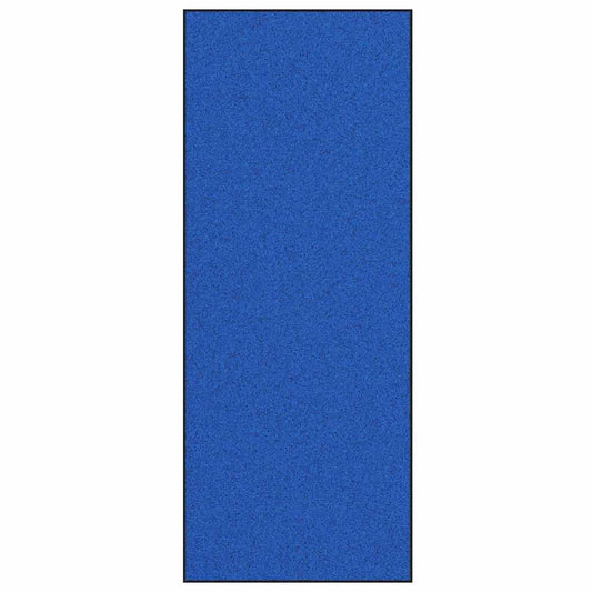 Ajtószőnyeg Kék és Fekete 120 x 300 cm 100% Poliamid
