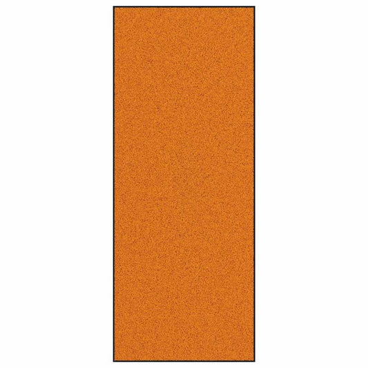 Ajtószőnyeg Narancs és Fekete 120 x 300 cm 100% Poliamid