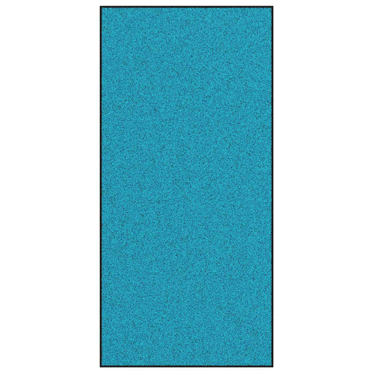 Ajtószőnyeg Egyéb Cián és Fekete 120 x 250 cm Poliamid és PVC