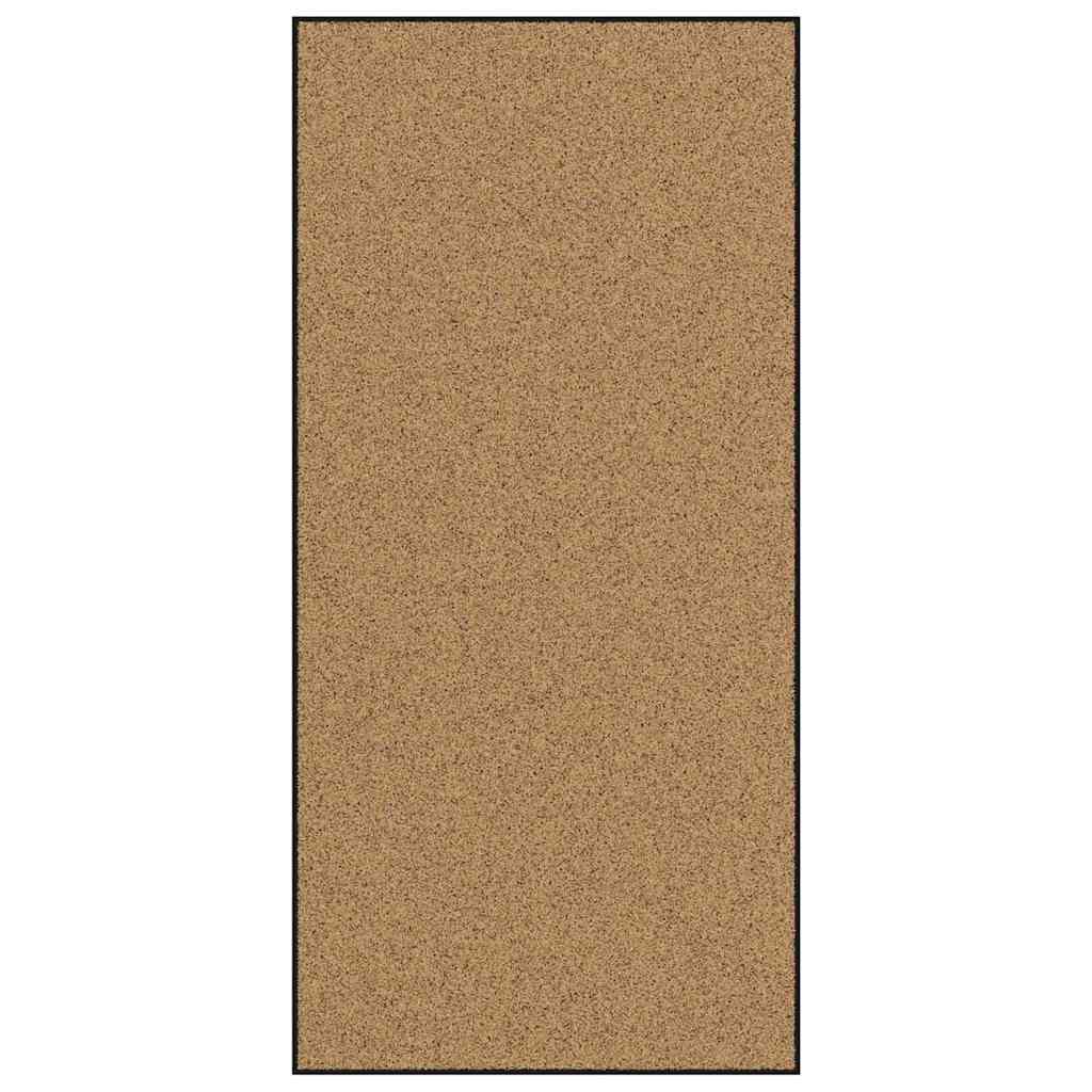 Ajtószőnyeg Egyéb Krém és fekete 120 x 250 cm Poliamid és PVC