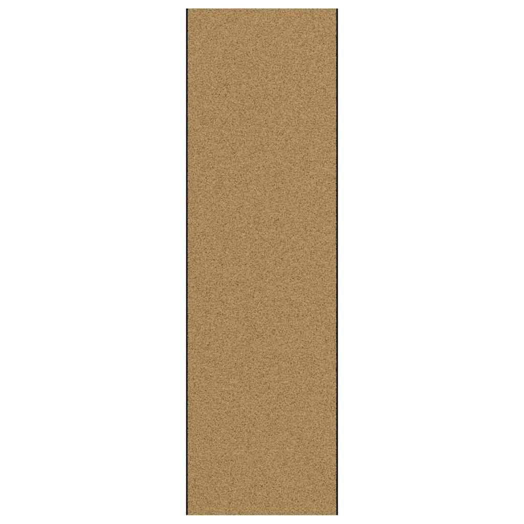 Ajtószőnyeg Egyéb Krém és fekete 120 x 400 cm Poliamid és PVC