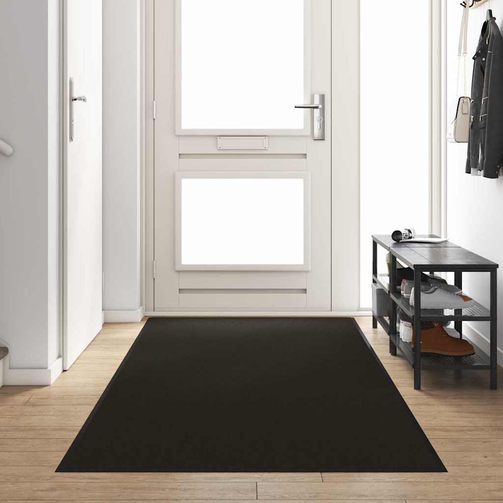 Ajtószőnyeg Fekete 120 x 400 cm 100% Poliamid