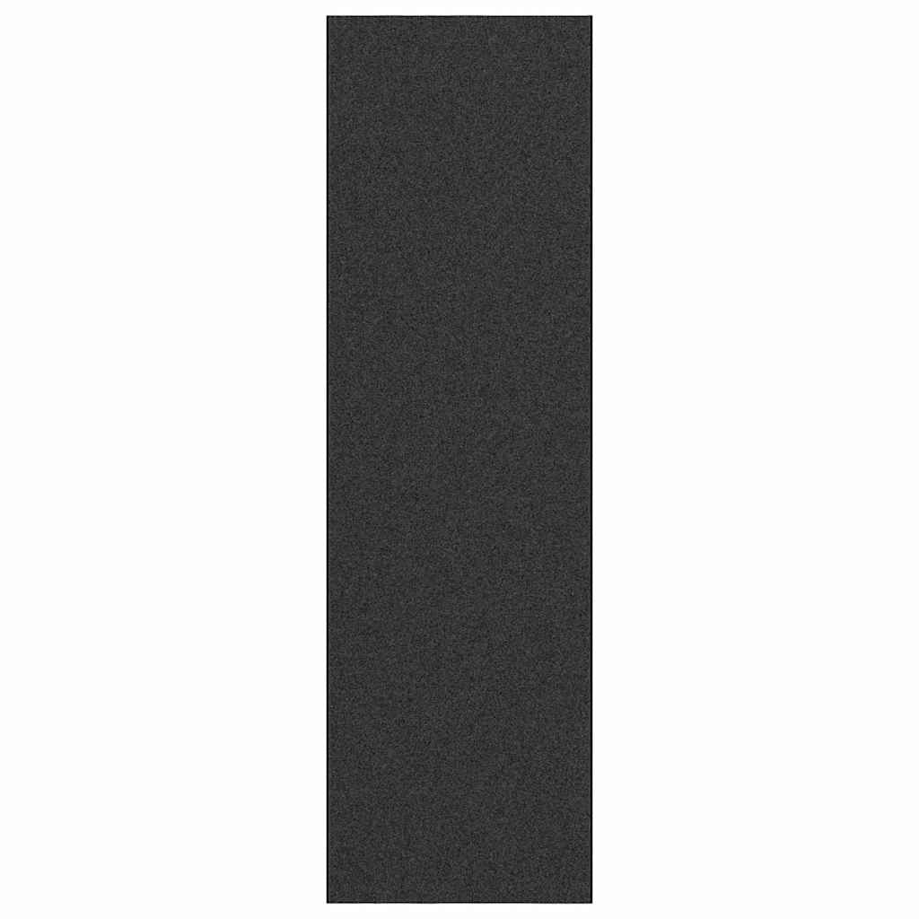 Ajtószőnyeg Antracit és fekete 120 x 400 cm 100% Poliamid