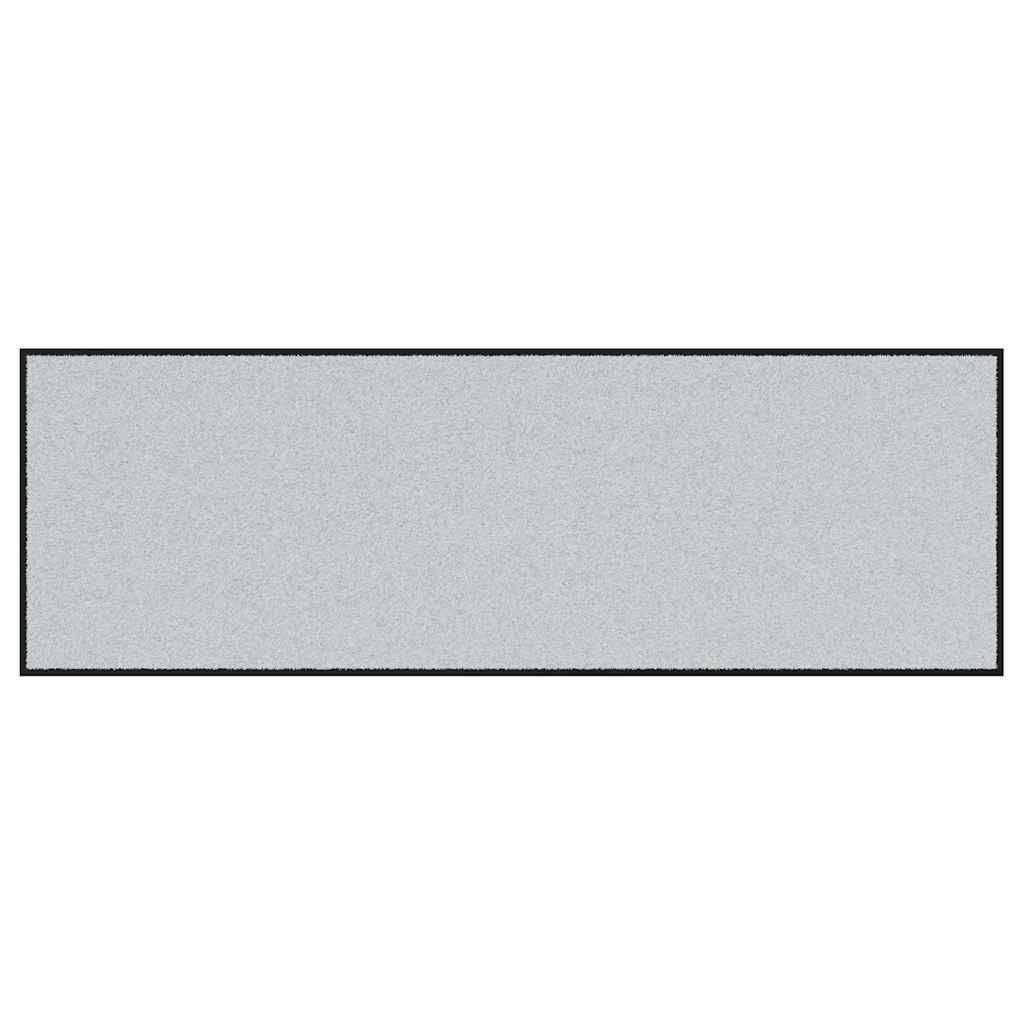 Ajtószőnyeg Szürke és fekete 60 x 180 cm 100% Poliamid