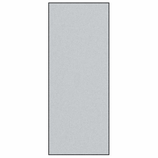 Ajtószőnyeg Szürke és fekete 120 x 300 cm 100% Poliamid