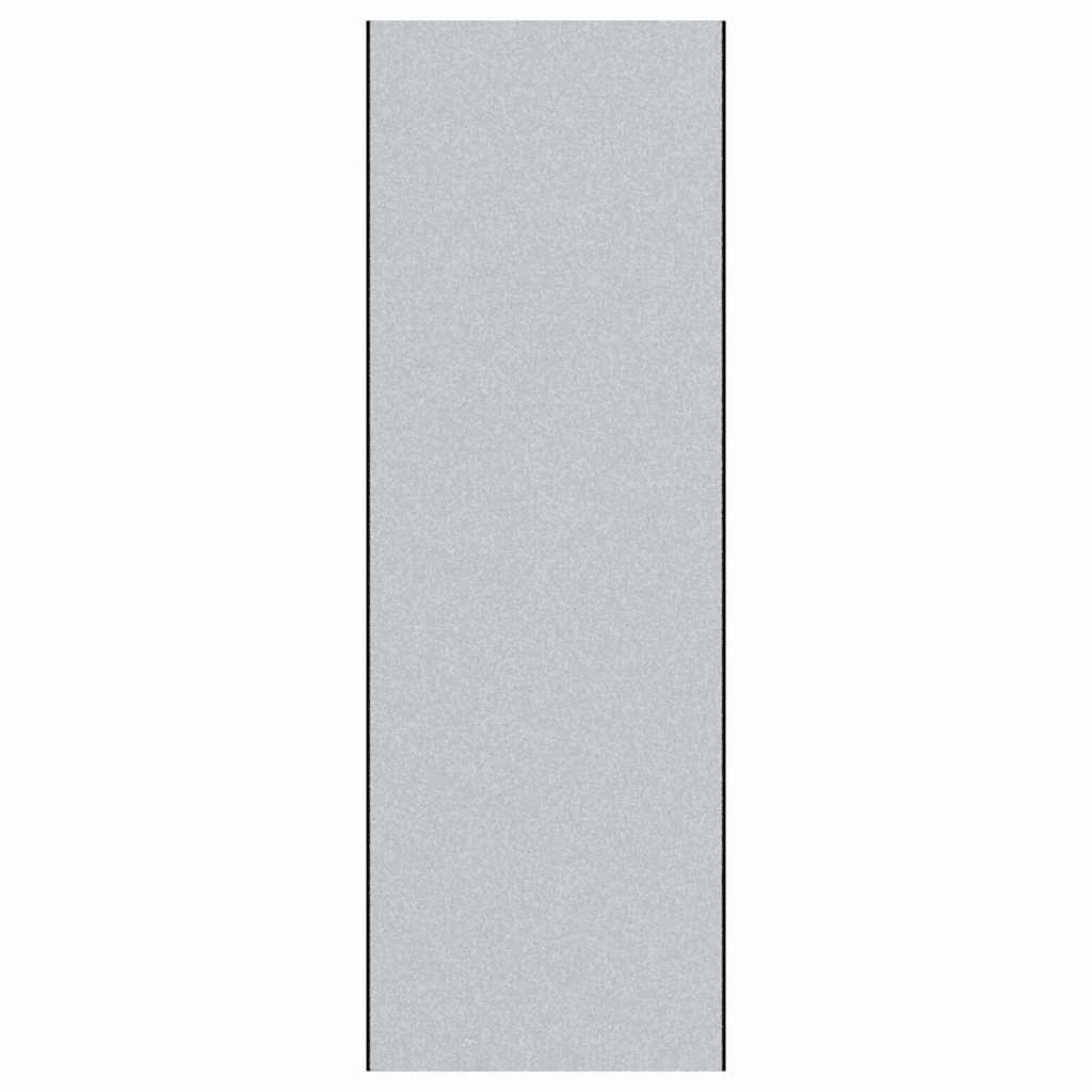 Ajtószőnyeg Szürke és fekete 120 x 350 cm 100% Poliamid