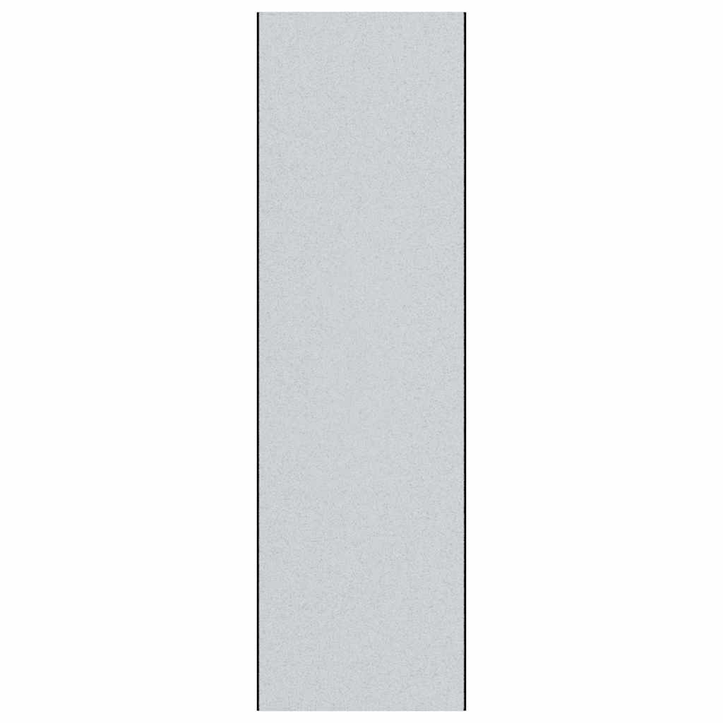 Ajtószőnyeg Szürke és fekete 120 x 400 cm 100% Poliamid
