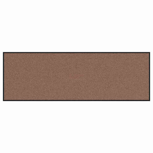 Ajtószőnyeg Barna és fekete 60 x 180 cm 100% Poliamid
