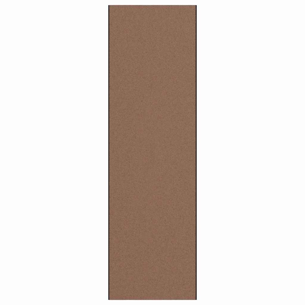 Ajtószőnyeg Barna és fekete 120 x 400 cm 100% Poliamid