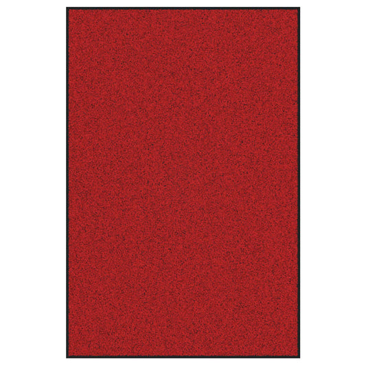 Ajtószőnyeg Piros és Fekete 120 x 180 cm 100% Poliamid