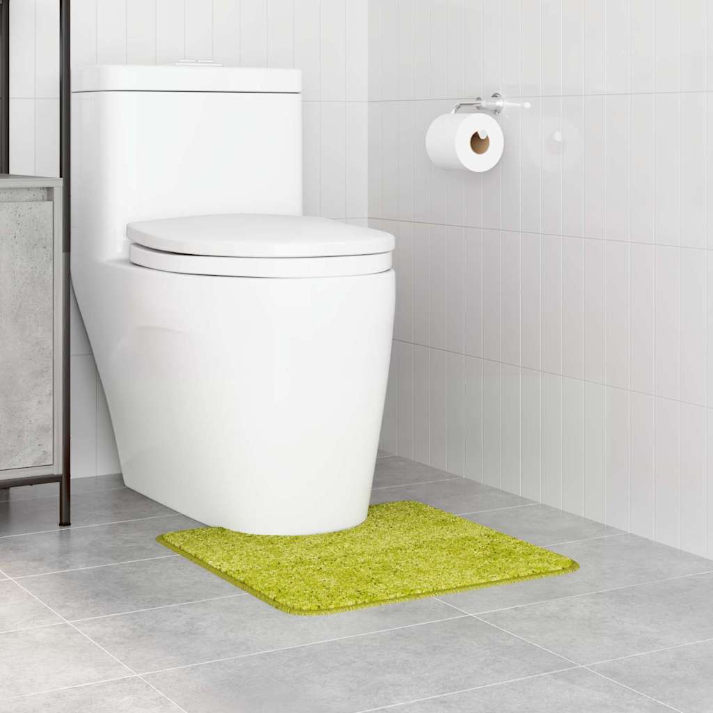 Csúszásgátló Fürdőszőnyeg WC Nyírással Zöld 50 x 50 cm PP