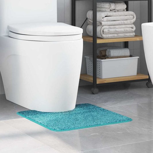 Csúszásgátló Fürdőszőnyeg WC Nyírással Türkiz 50 x 50 cm PP