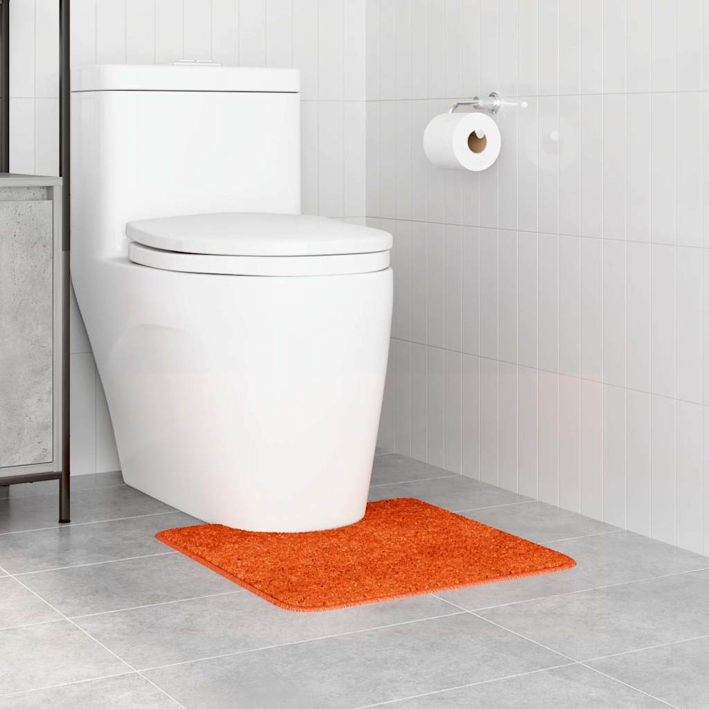 Csúszásgátló Fürdőszőnyeg WC Nyírással Narancssárga 50 x 50 cm
